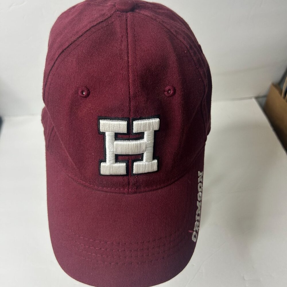Harvard Crimson Collegiate Licensed Baseball Cap Hat Stretch Back - Maroon - Picture 3 of 6